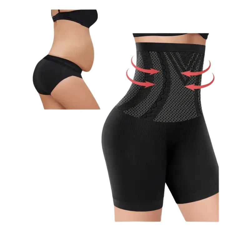 Short Gainant Taille Haute – Confort et Maintien Ventre Hanches et Cuisses (S à XXL)