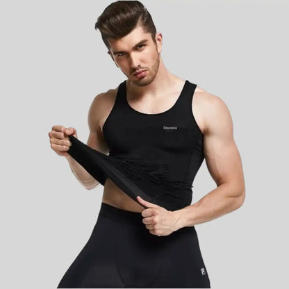 Débardeur Gainant Homme – Respirant Noir