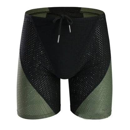 Boxer de Plage Homme Compression Été Taille Basse Séchage Rapide - Black / XL(35-37inch)