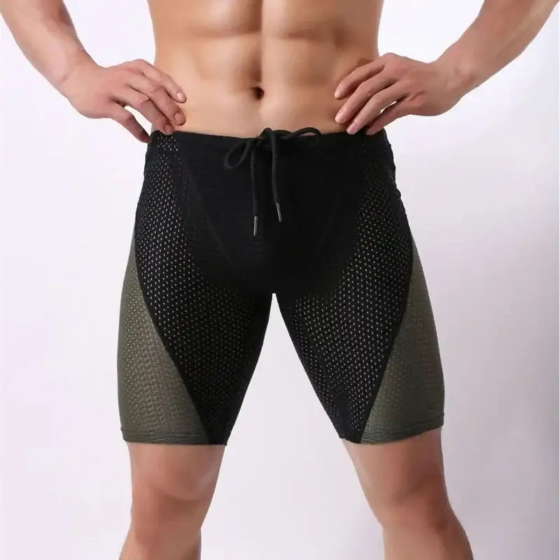 Boxer de Plage Homme Short de Compression Respirant à Séchage Rapide