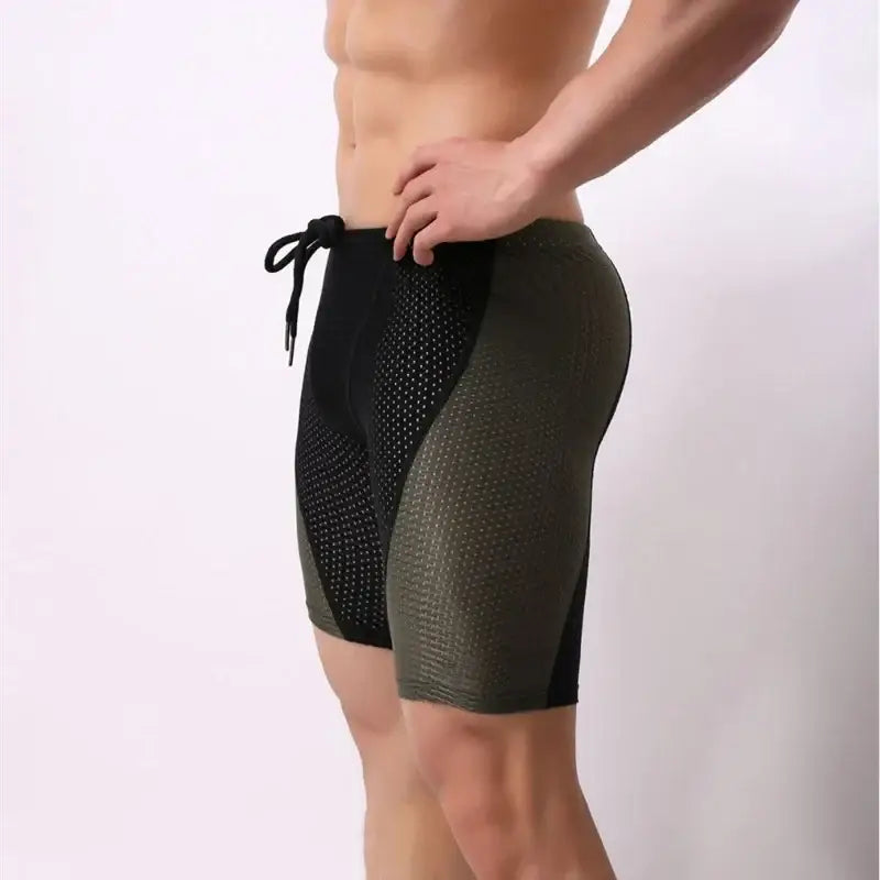 Boxer de Plage Homme Short de Compression Respirant à Séchage Rapide