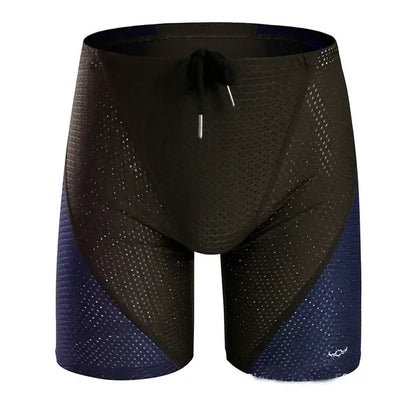Boxer de Plage Homme Short de Compression Respirant à Séchage Rapide - Coffee / XL(35-37inch)