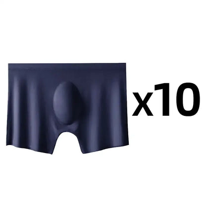 Boxer d’Été en Soie Glacée pour Homme Ultra Fin et Respirant 10 Pièces - Style 8 / Asia XL 60-65KG / 10 pcs