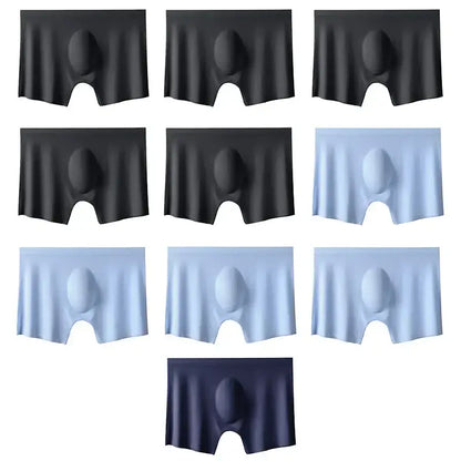 Boxer d’Été en Soie Glacée pour Homme Ultra Fin et Respirant 10 Pièces - Style 5 / Asia L 50-60KG / 10 pcs