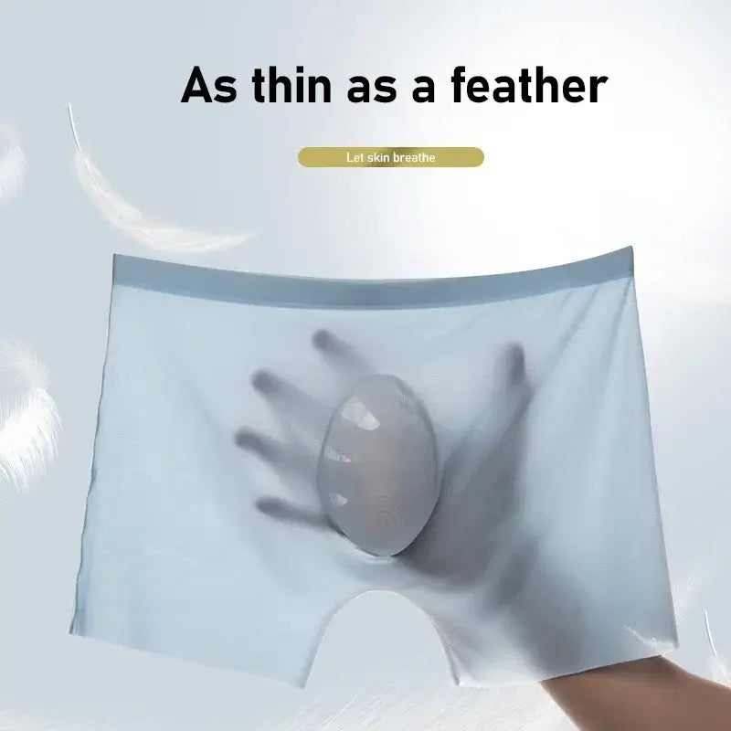 Boxer d’Été en Soie Glacée pour Homme Ultra Fin et Respirant 10 Pièces