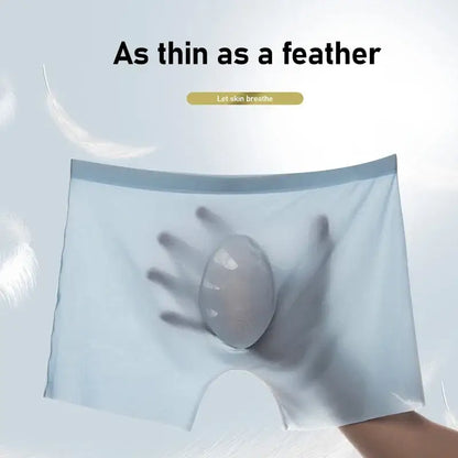 Boxer d’Été en Soie Glacée pour Homme Ultra Fin et Respirant 10 Pièces