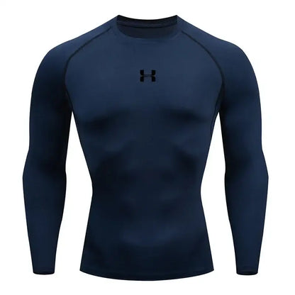 Chemise Débardeur Homme Fitness Élastique Ajustement Serré Manches Courtes - Picture color 3 / S