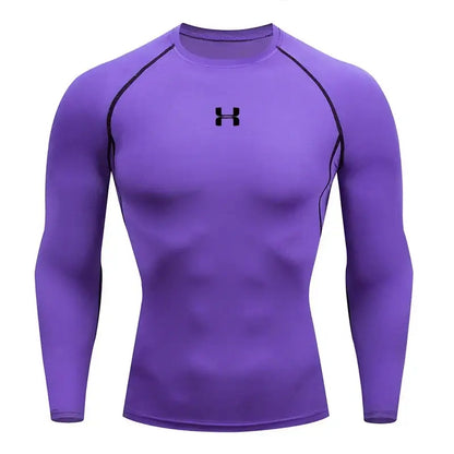 Chemise Débardeur Homme Fitness Élastique Ajustement Serré Manches Courtes - Picture color 5 / S