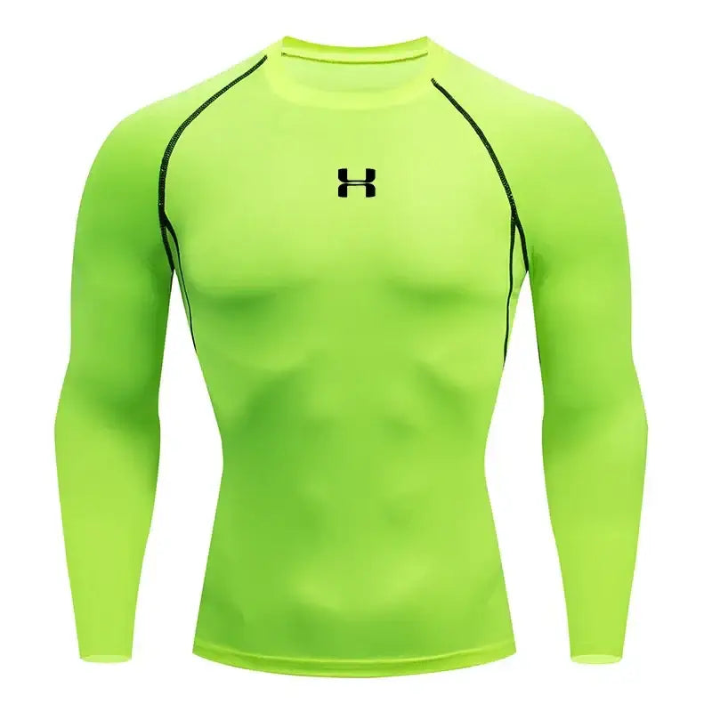Chemise Débardeur Homme Fitness Élastique Ajustement Serré Manches Courtes - Picture color / M
