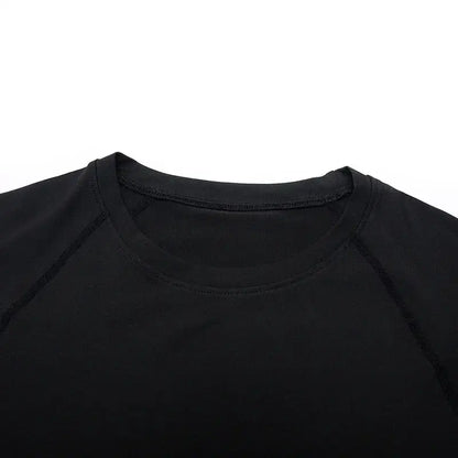 Chemise Débardeur Homme Fitness Élastique Ajustement Serré Manches Courtes
