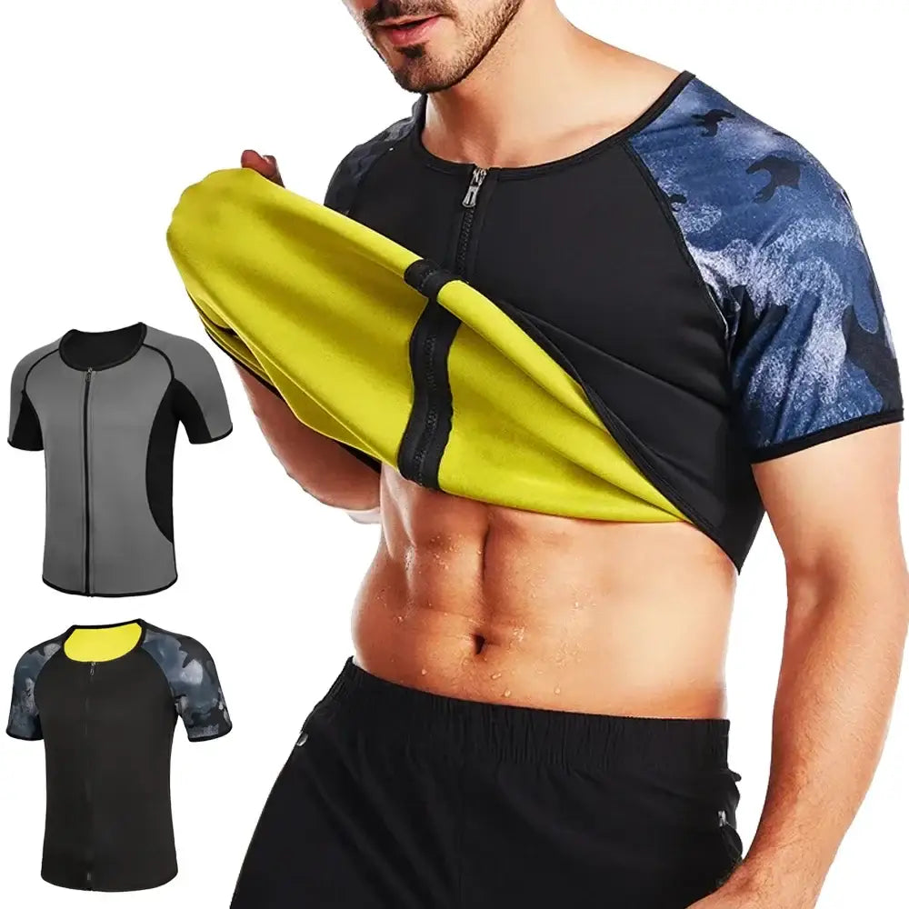 T-shirt compression thermique homme noir Starésia