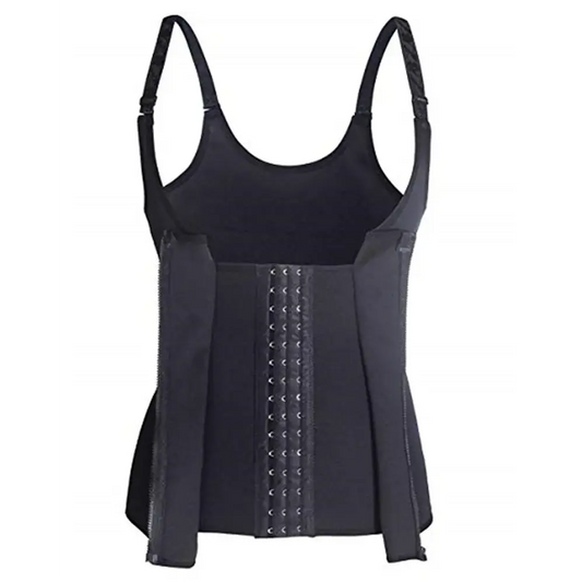 Corset Femme Taille Formateur Sculptant Ventre Plat Shapewear 1 Pièce - S / Black