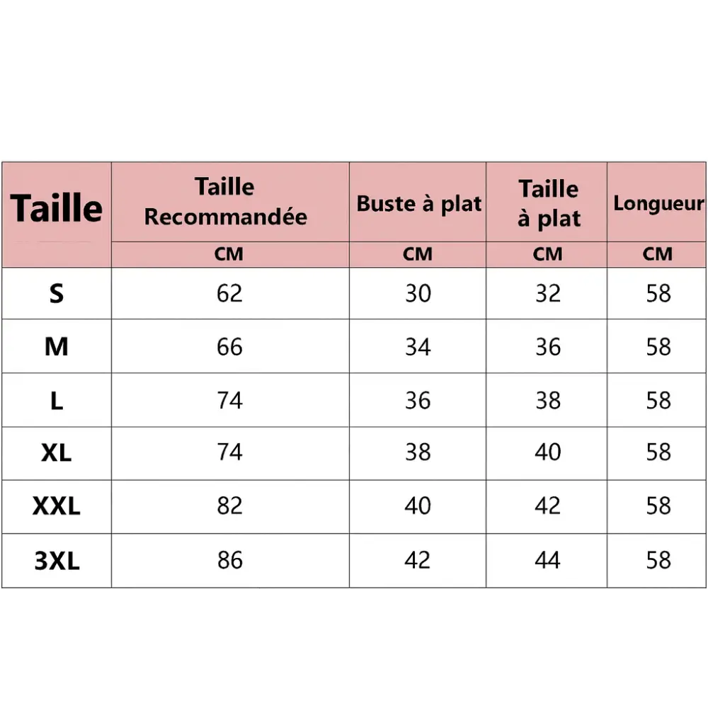 guide de taille