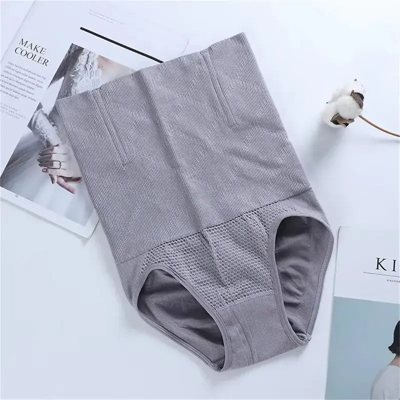 Culotte Façonnante Taille Haute Femme Contrôle Ventre Respirante Sculptante - Grey / 3XL 4XL