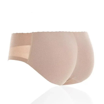 Culotte Push Up Femme Taille Haute Rembourrée Contrôle Ventre Respirante - low waist-skin / M (44-52kg) / Pad thickness