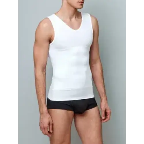 Débardeur Gaine Pour Homme - Noir / Blanc