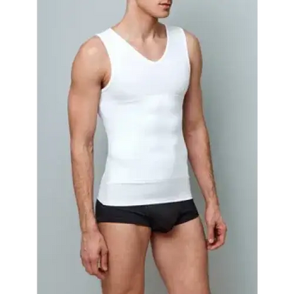 Débardeur Gaine Pour Homme - Noir / Blanc
