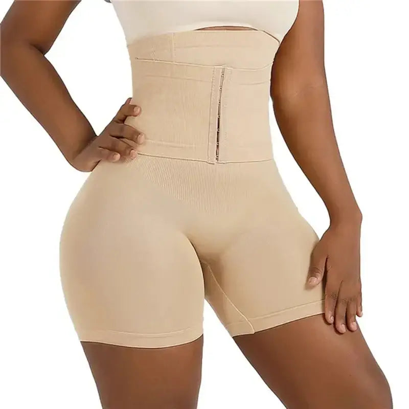 Gaine Femme Taille Haute Contrôle Ventre Sculptant Shapewear Minceur - Skin / XXL