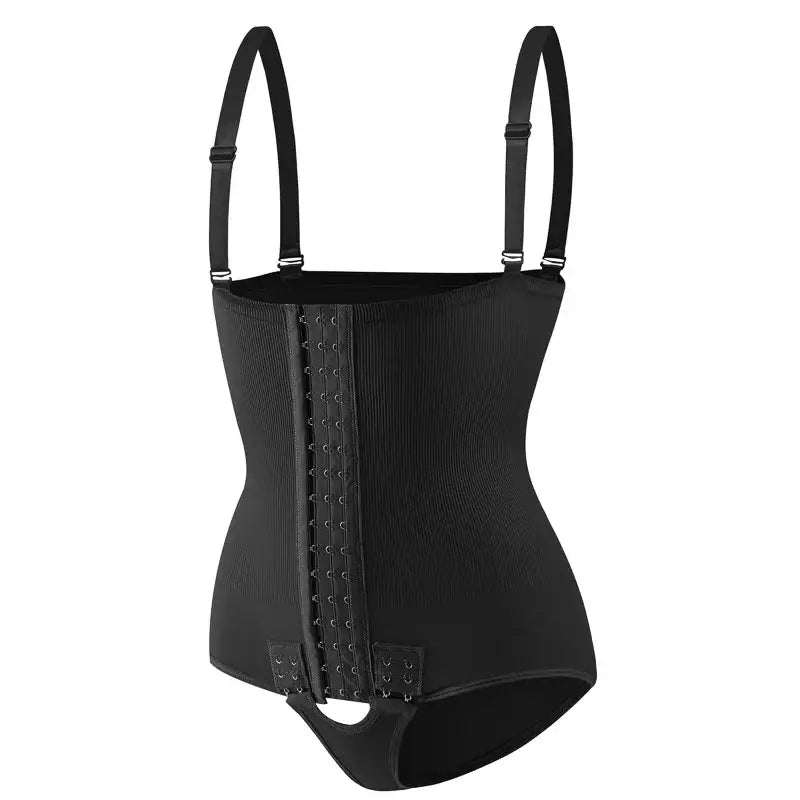 Shapewear Femme Taille Haute Contrôle Ventre Shorts Compression 6417 - Black / S
