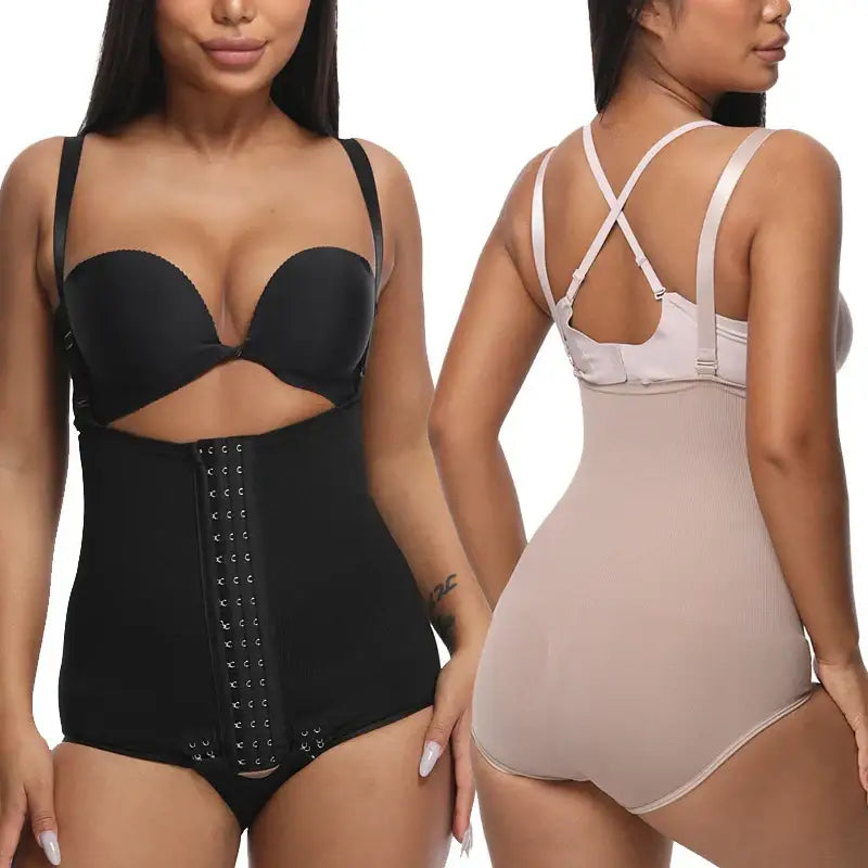 Shapewear Femme Taille Haute Contrôle Ventre Shorts Compression 6417
