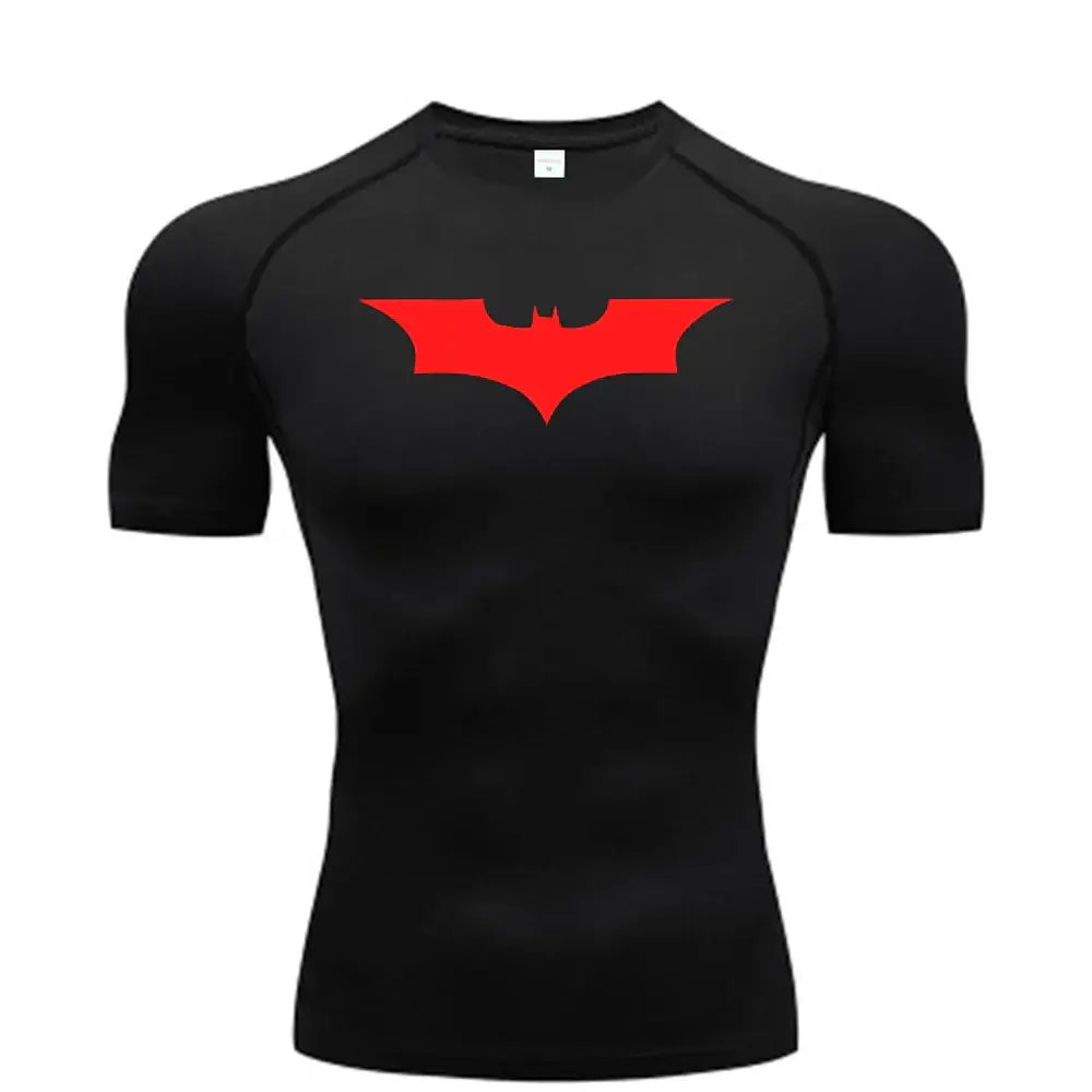 T-Shirt Compression Homme Manches Courtes Respirant Pour Fitness Jogging - 3 / S / CHINA