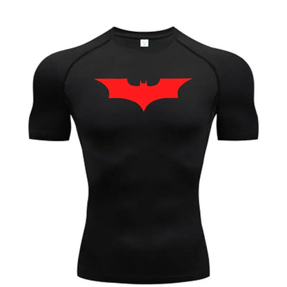 T-Shirt Compression Homme Manches Courtes Respirant Pour Fitness Jogging - 3 / S / CHINA