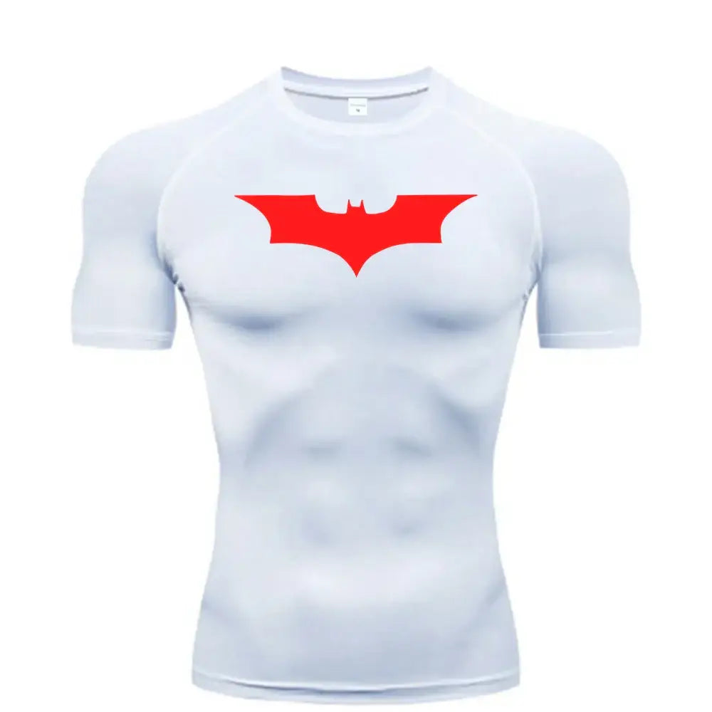 T-Shirt Compression Homme Manches Courtes Respirant Pour Fitness Jogging - 7 / L / CHINA