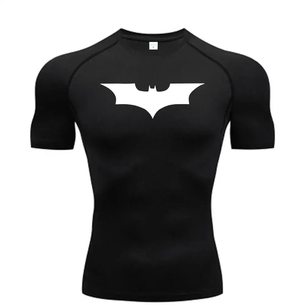 T-Shirt Compression Homme Manches Courtes Respirant Pour Fitness Jogging - 2 / S / CHINA