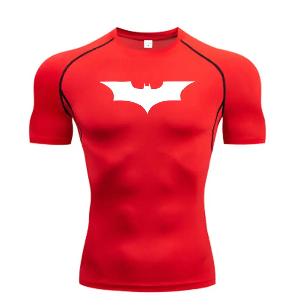 T-Shirt Compression Homme Manches Courtes Respirant Pour Fitness Jogging - 4 / XXL / CHINA