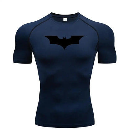 T-Shirt Compression Homme Manches Courtes Respirant Pour Fitness Jogging - 9 / XXXL / CHINA