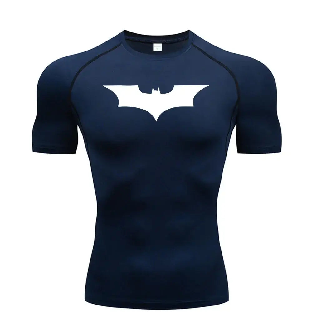 T-Shirt Compression Homme Manches Courtes Respirant Pour Fitness Jogging - 8 / S / CHINA