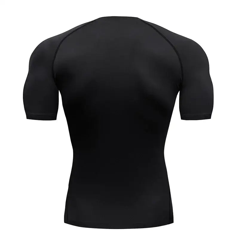 T-Shirt de Compression Homme à Manches Courtes Séchage Rapide Fitness