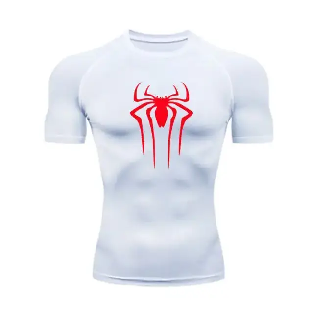 T-Shirt de Compression Homme à Manches Courtes Séchage Rapide Fitness - 13 / XXXL
