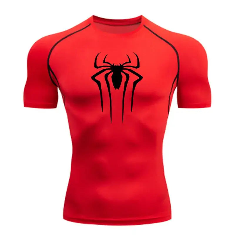 T-Shirt de Compression Homme à Manches Courtes Séchage Rapide Fitness