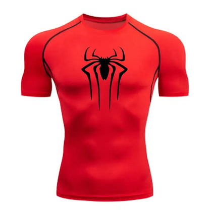 T-Shirt de Compression Homme à Manches Courtes Séchage Rapide Fitness
