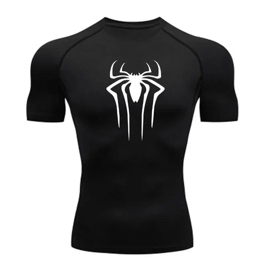 T-Shirt de Compression Homme à Manches Courtes Séchage Rapide Fitness