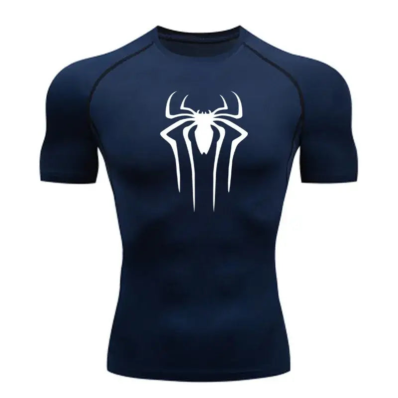 T-Shirt de Compression Homme à Manches Courtes Séchage Rapide Fitness - 9 / XXXL