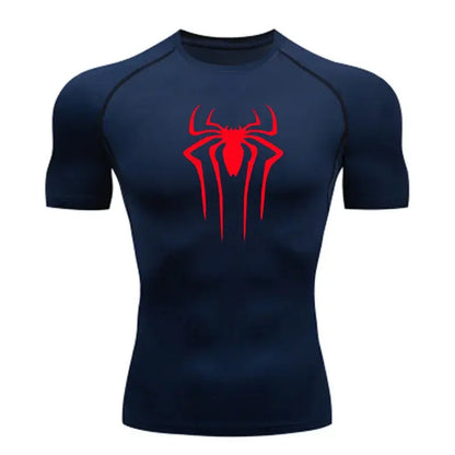 T-Shirt de Compression Homme à Manches Courtes Séchage Rapide Fitness