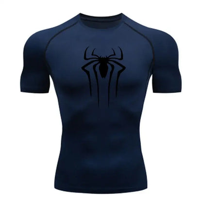 T-Shirt de Compression Homme à Manches Courtes Séchage Rapide Fitness - 8 / XXXL