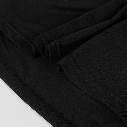 T-shirt Moulant Sport Homme Col Roulé Compression Séchage Rapide Fitness